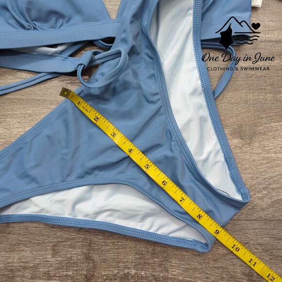 Cupshe Tie Back Bikini Swimsuit Size S - Picture 4 of 5